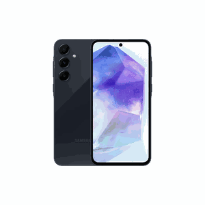هاتف Samsung Galaxy A55 5G، 8 جيجابايت RAM، 128 جيجابايت تخزين، لون أزرق رائع، SM-A556EZKVMEA