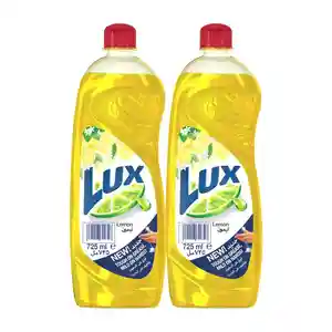 Lux Lemon Dishwashing Liquid Value Pack 2 x 725ml